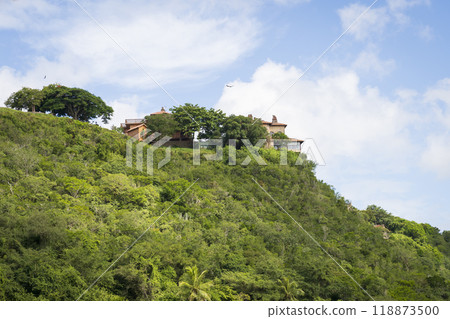 View of Altos de Chavon village 118873500