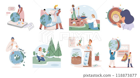 Scientific research. Vector illustration. Tests conducted during scientific research provide crucial data for analysis and interpretation The field science encompasses various disciplines and branches Scientific research. Vector illustration. Tests conducted during scientific research provide crucial data for analysis and interpretation The field science encompasses various disciplines and branches 118873877
