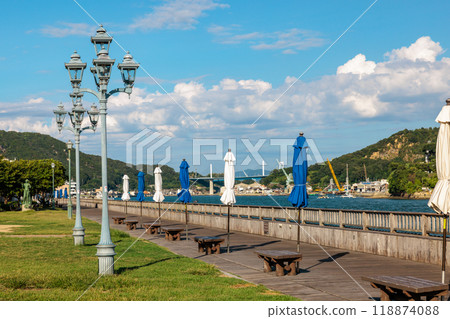 Scenery of Onomichi Station Park (Onomichi City, Hiroshima Prefecture) Scenery of Onomichi Station Park (Onomichi City, Hiroshima Prefecture) 118874088