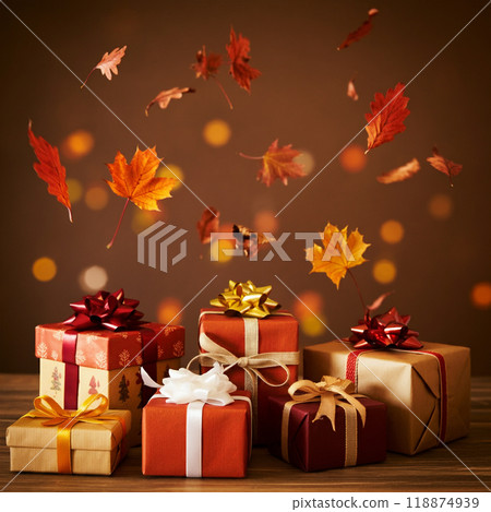 秋天的禮物的圖像 118874939