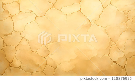 Dry and cracked earth illustration background 118876955