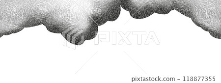 A wave of black dots with a sandy texture. An abstract, grainy background featuring a noisy gradient pattern. A wave of black dots with a sandy texture. An abstract, grainy background featuring a noisy gradient pattern. 118877355