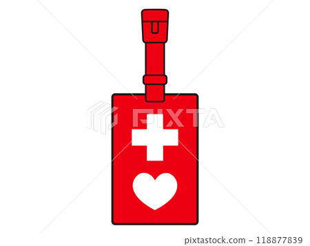 簡單幫助標記圖解素材 118877839