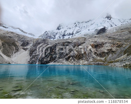 Blue Water at Laguna 69 in Peru Blue Water at Laguna 69 in Peru 118878534