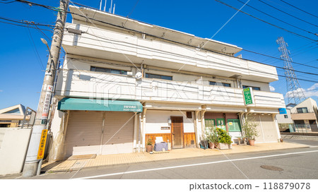 Exterior of rental office and rental warehouse Exterior of rental office and rental warehouse 118879078