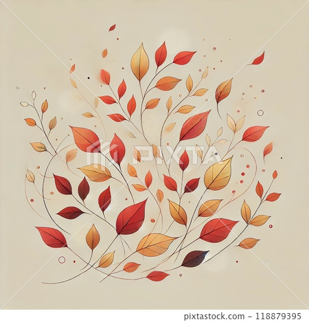 A symphony of autumn leaves dancing in the autumn breeze A symphony of autumn leaves dancing in the autumn breeze 118879395