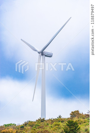 [靜岡縣] 伊豆稻取市細野高原 風力發電風車 118879497