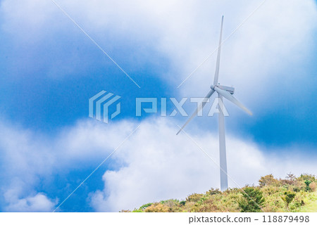 [靜岡縣] 伊豆稻取市細野高原 風力發電風車 118879498