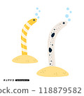 Garden eel illustration 118879582