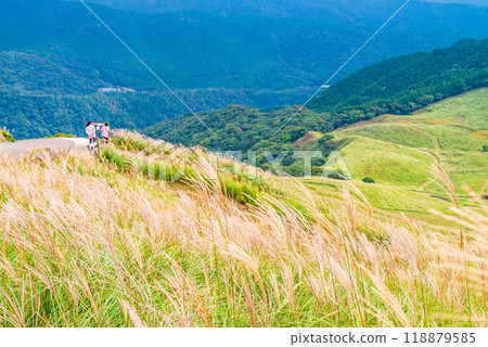 [靜岡縣] 秋季遊覽伊豆稻取細野高原的遊客 118879585