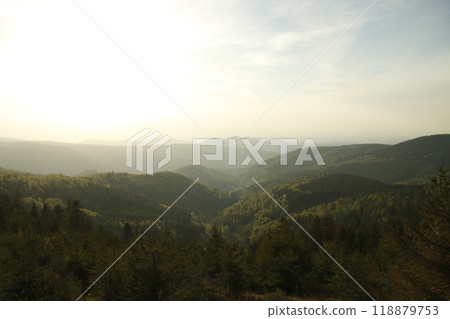 Sunset over the Black Forest in Southern Germany Sunset over the Black Forest in Southern Germany 118879753