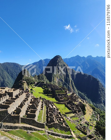 View over Machu Picchu near Cusco, Peru 118879766