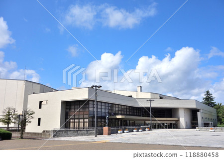 The exterior of Hachinohe City Public Hall The exterior of Hachinohe City Public Hall 118880458