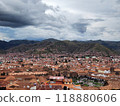 View of the historic center of Cusco, Peru 118880606
