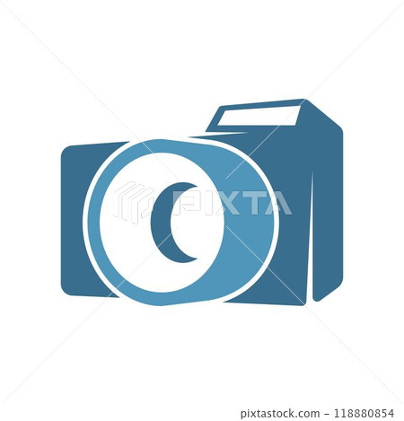 Camera icon logo design 118880854