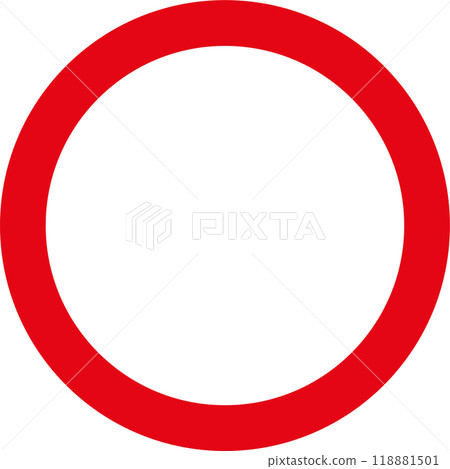 紅色圓圈圖示評分測試 118881501