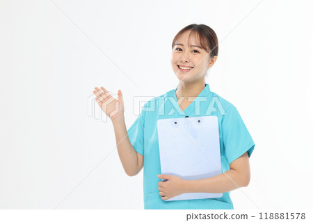 有醫療記錄的護士 118881578