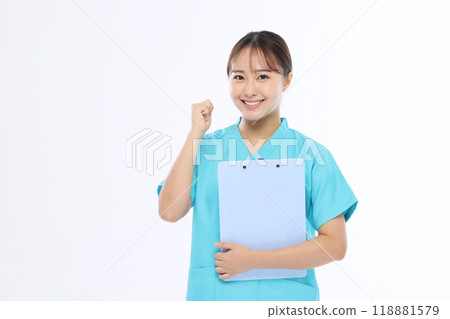 有醫療記錄的護士 118881579