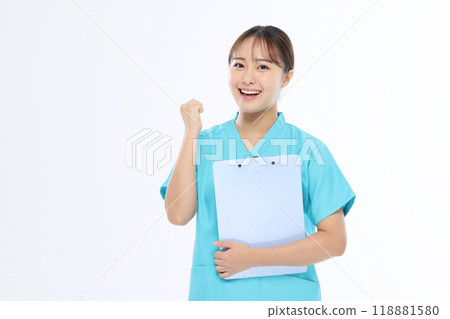 有醫療記錄的護士 118881580