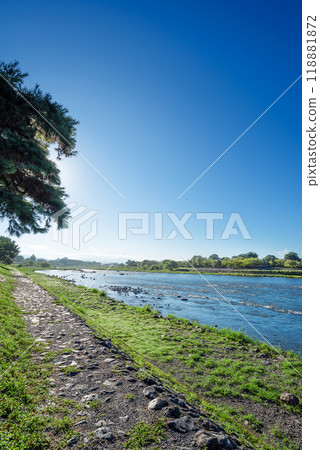 嵐山公園臨泉寺地區附近的夏日桂河 118881872