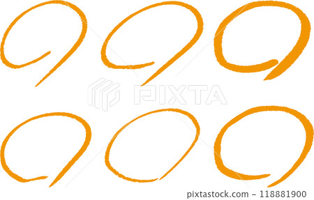 手繪圓圈計分集 118881900