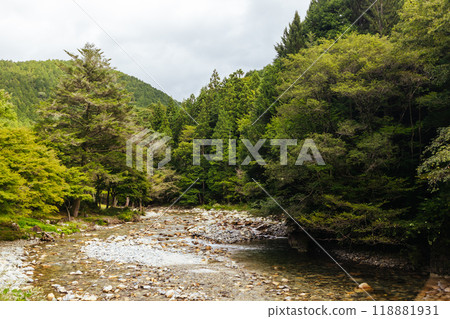 Ryujin Falls in Nakatsugawa City Japan 118881931