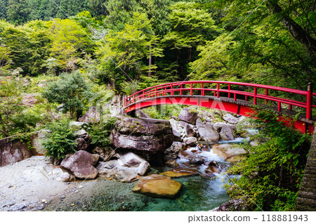 Ryujin Falls in Nakatsugawa City Japan Ryujin Falls in Nakatsugawa City Japan 118881943