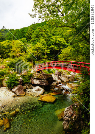 Ryujin Falls in Nakatsugawa City Japan Ryujin Falls in Nakatsugawa City Japan 118881945