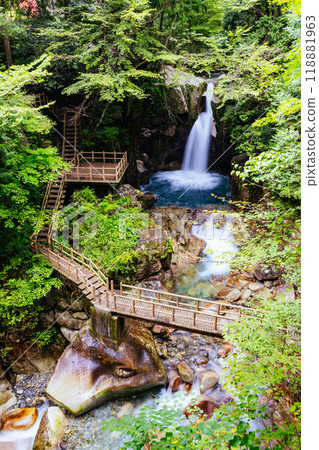 Ryujin Falls in Nakatsugawa City Japan 118881963