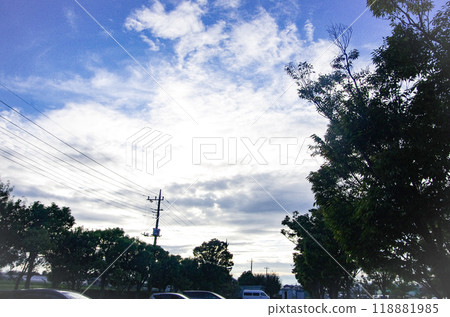 初秋的美麗夜景，給人一種清爽的感覺 118881985