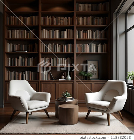 A relaxed conversation room 118882038