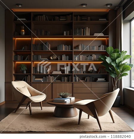 A relaxed conversation room A relaxed conversation room 118882040