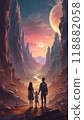 Fantastic landscape of another world 118882058