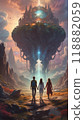 Fantastic landscape of another world 118882059