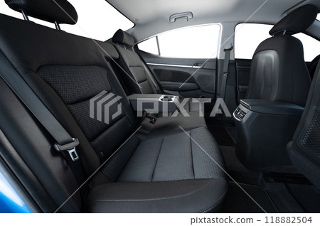 Clean cloth material rear passenger seat Clean cloth material rear passenger seat 118882504