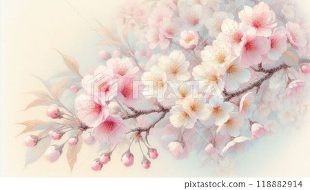 柔和的櫻花色 03 柔和的櫻花色 03 118882914