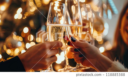 Celebration Christmas or new years eve party 118885388