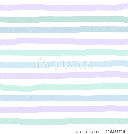 Blue Purple Green Hand Drawn Stripe Pattern Background Overlay 118885726