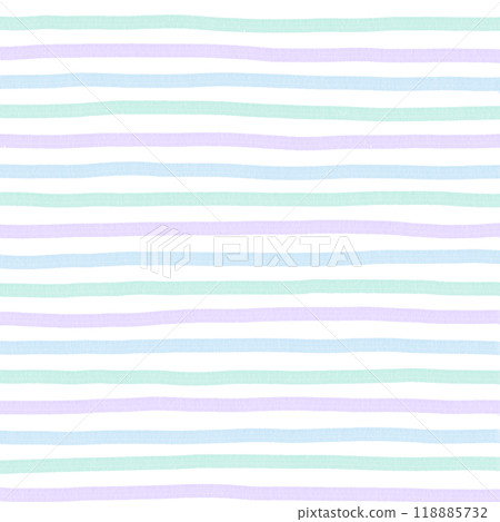 Blue Purple Green Hand Drawn Stripe Pattern Background Overlay 118885732
