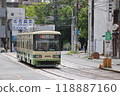 Hiroshima Electric Railway Tram 61 3800 Series No. 3809 Enkobashicho Discontinued section 118887160
