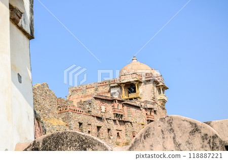 Part of the Kumbalgarh fort, Rajasthan, India Part of the Kumbalgarh fort, Rajasthan, India 118887221