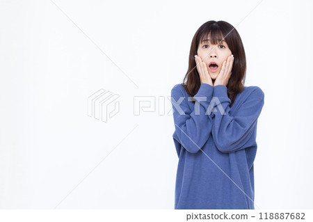 驚訝的女人 118887682
