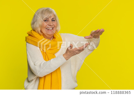Woman showing wasting throwing sharing money, more tips, big profit winning lottery jackpot shopping 118888365
