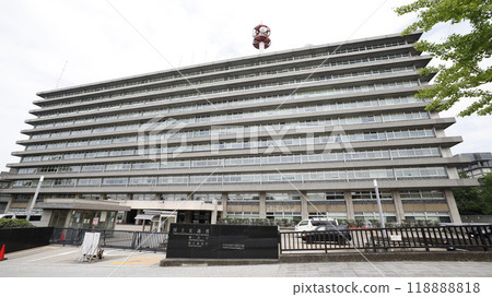 The exterior of the Ministry of Land, Infrastructure, Transport and Tourism. The building also houses the Japan Coast Guard and the Japan Tourism Agency. The exterior of the Ministry of Land, Infrastructure, Transport and Tourism. The building also houses the Japan Coast Guard and the Japan Tourism Agency. 118888818