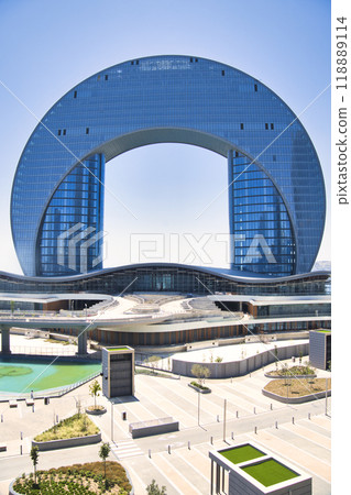 Modern architecture in Baku city 118889114