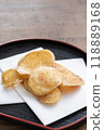 Sweet potato chips 118889168