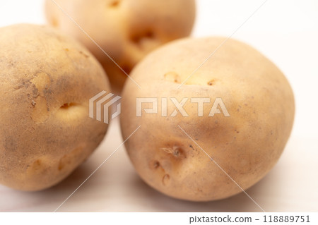 Close-up of potatoes (Danshaku) Close-up of potatoes (Danshaku) 118889751