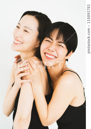 年輕女性的身體護理 118891781