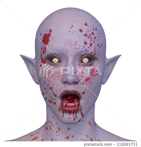 female alien face female alien face 118893731