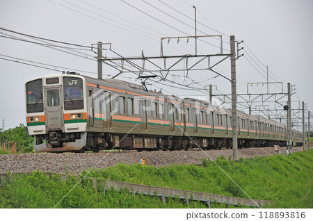 高崎線 岡部本所 JR 東日本 211 系列 C4 編組(高崎) 高崎線 岡部本所 JR 東日本 211 系列 C4 編組(高崎) 118893816